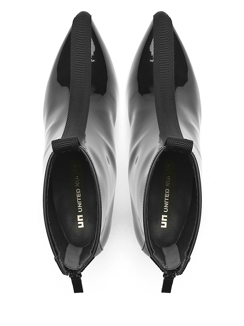 Женские демисезонные ботильоны united nude lucid molten mid черные