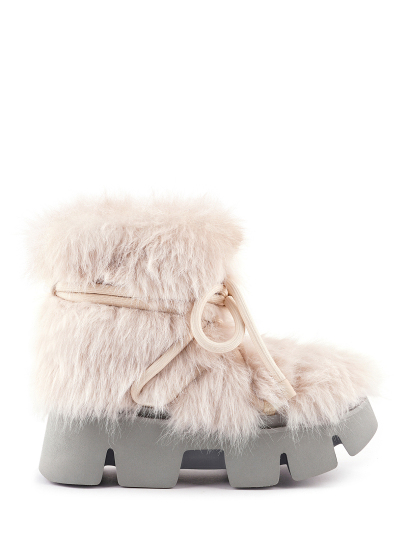 Женские зимние полусапоги united nude stomper fur boot белые артикул 5un.un152058.f в интернет магазине английской обуви UnitedNude.ru