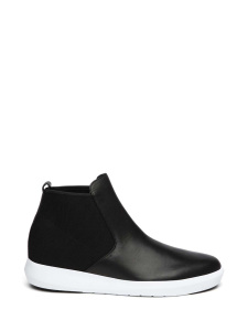 10099011605A15 flow chelsea boot mens,Ботинки мужские,кожа/текстиль _черный арт. 2UN.UN44068.K