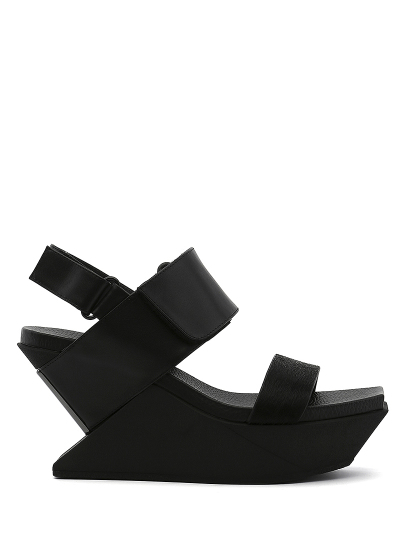 Женские летние босоножки united nude delta wedge sandal черные артикул 2un.un89925.k в интернет магазине английской обуви UnitedNude.ru