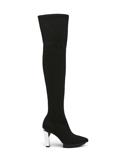 Женские всесезонные ботфорты united nude 1035701117 lev thigh boot,ботфорты женские,велюр иск. черный черные артикул 8un.un69474. в интернет магазине английской обуви UnitedNude.ru