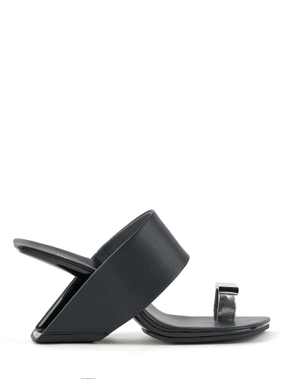 Женское летнее сабо united nude loop toe hi черное артикул 4un.un149363.k в интернет магазине английской обуви UnitedNude.ru