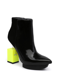 103410131811904 Cube bootie,Ботильоны женские,кожа/велюр черный арт. 8UN.UN69414.K