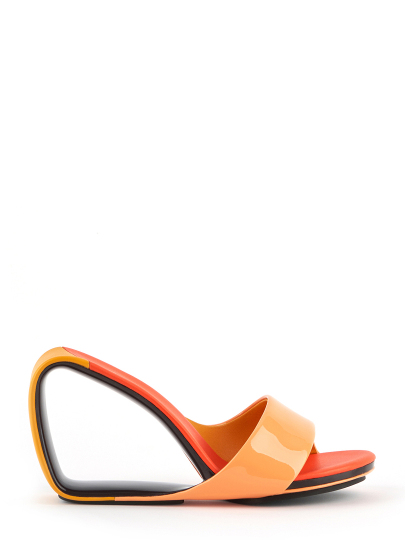 Женское летнее сабо united nude mobius hi оранжевое артикул 8un.un125454.k в интернет магазине английской обуви UnitedNude.ru