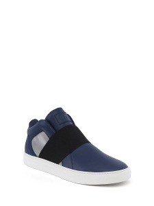 1022954316 Jay Mens,Кеды мужские,кожа/текстиль синий/черный арт. 5UN.UN57316.K