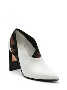 105040716 Zink Pop Pump Hi,Туфли закрытые женские,кожа/текстиль белый/медный арт. 1UN.UN82793.K