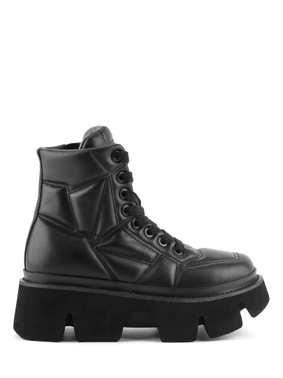 Женские демисезонные ботинки united nude stomper puffy combat черные артикул 5un.un152047.k в интернет магазине английской обуви UnitedNude.ru